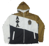 Alpha Striped Windbreaker Jacket